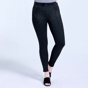 Seven Black Faux Suede Leggings Sz S